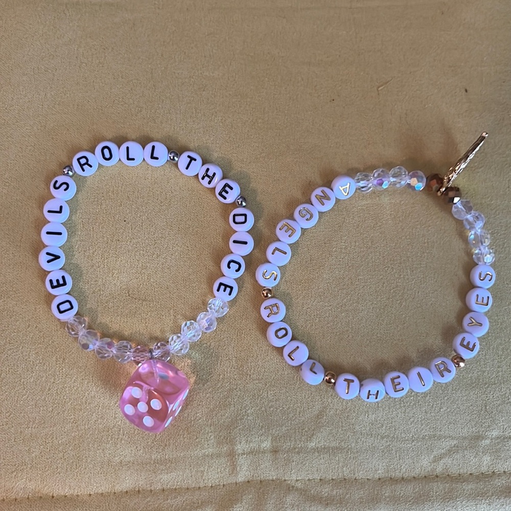 Set of 2 Taylor Swift “Cruel Summer” Inspired Friendship Bracelets